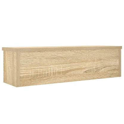 Keukenrekken stapelbaar 2 st 60x15x16 cm sonoma eikenkleurig