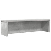 Keukenrek stapelbaar 60x15x16 cm bewerkt hout betongrijs