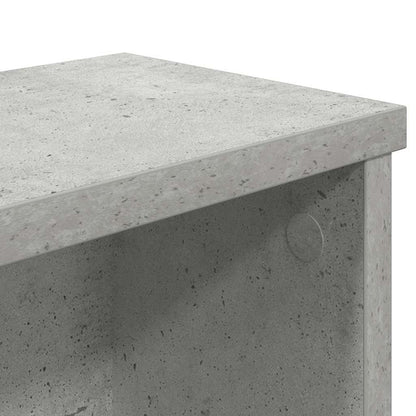 Keukenrekken stapelbaar 2 st 60x15x16 cm betongrijs