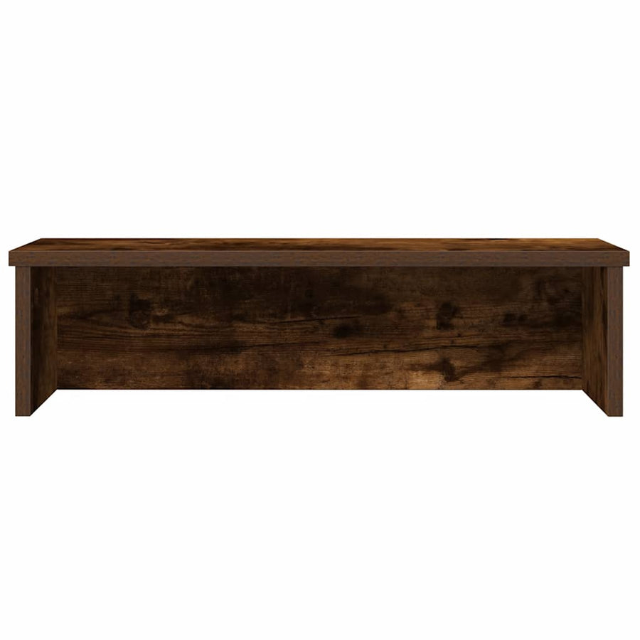 Keukenrek stapelbaar 60x15x16 cm bewerkt hout gerookt eiken
