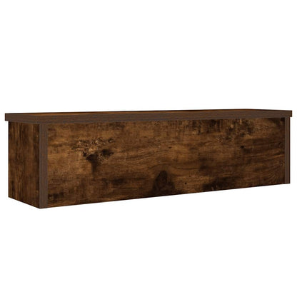 Keukenrek stapelbaar 60x15x16 cm bewerkt hout gerookt eiken