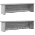 Keukenrek stapelbaar 60x15x16 cm grijs sonoma eiken