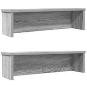 Keukenrek stapelbaar 60x15x16 cm grijs sonoma eiken