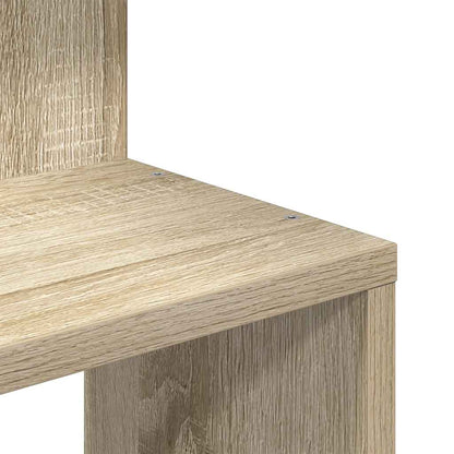 Hoekwandschap 32X32X127,5 Cm Bewerkt Hout Kleurig Sonoma Eiken 32 x 32 x 127.5 cm