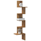 Hoekwandschap 32x32x127.5 cm bewerkt hout oud hout