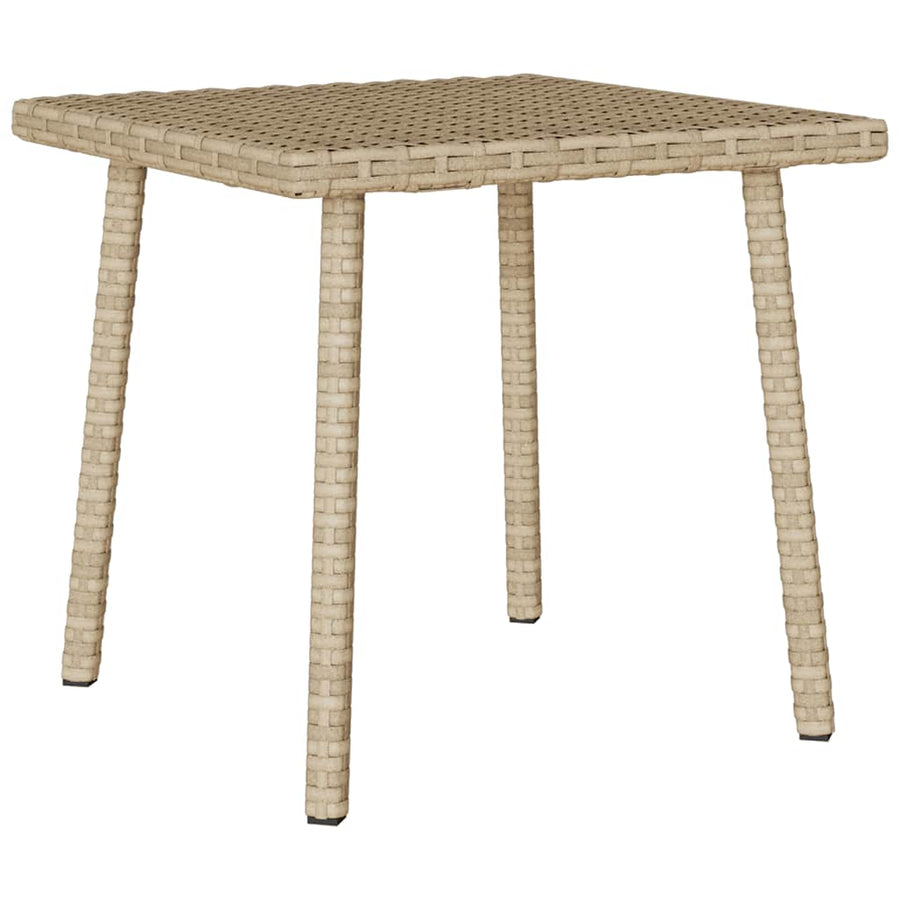 Tuin Salontafel Rechthoekig Poly Rattan 40 x 40 x 37 cm