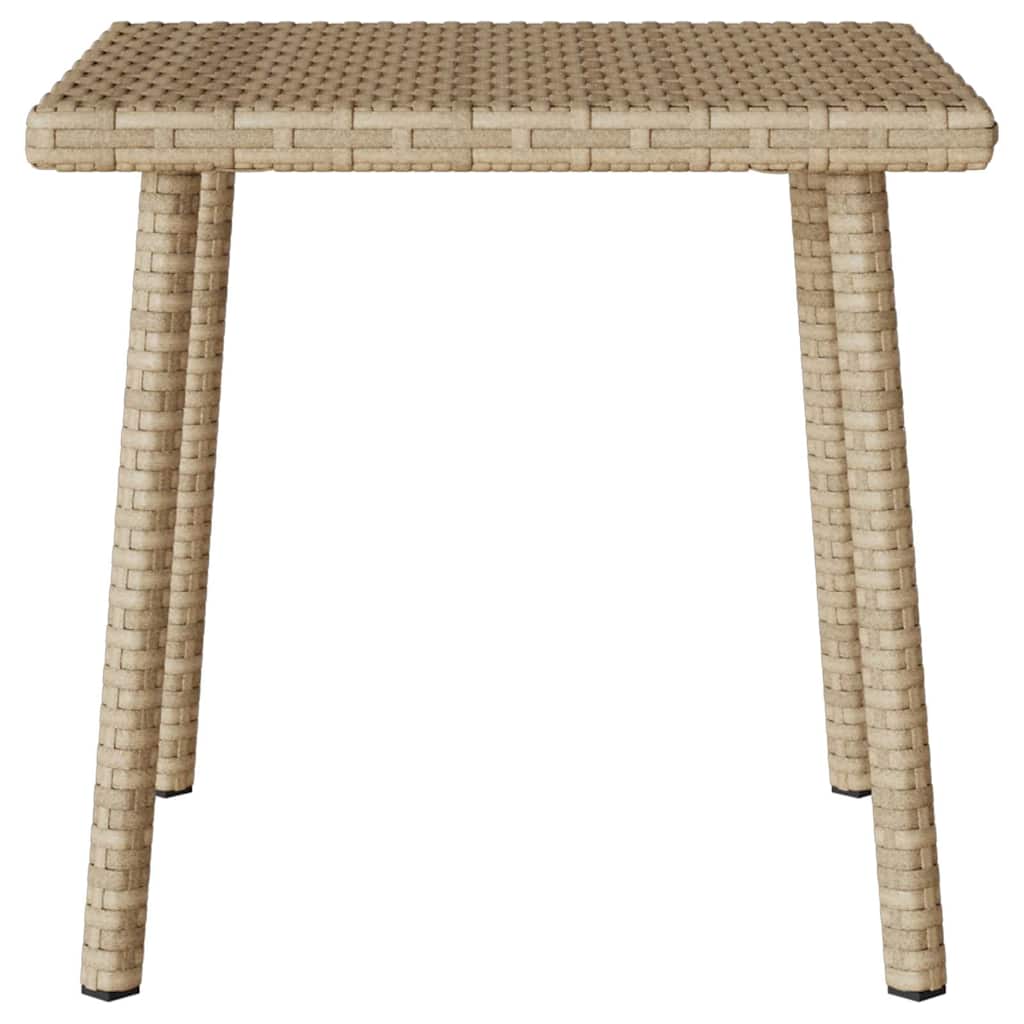 Tuin Salontafel Rechthoekig Poly Rattan 40 x 40 x 37 cm