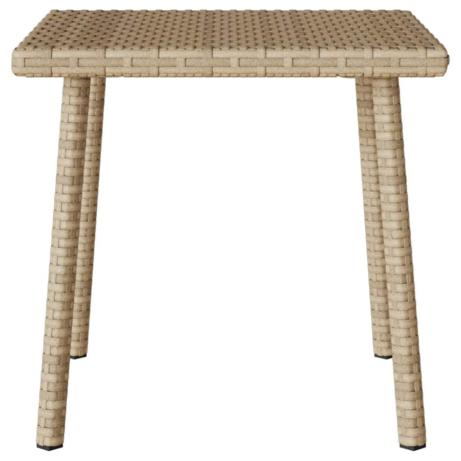 Tuin Salontafel Rechthoekig Poly Rattan 40 x 40 x 37 cm