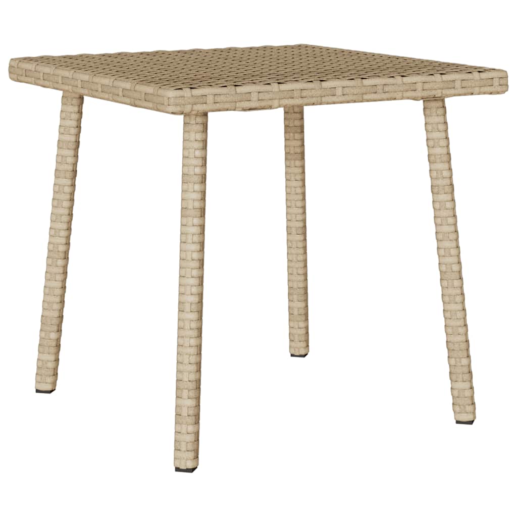 Tuin Salontafel Rechthoekig Poly Rattan 40 x 40 x 37 cm