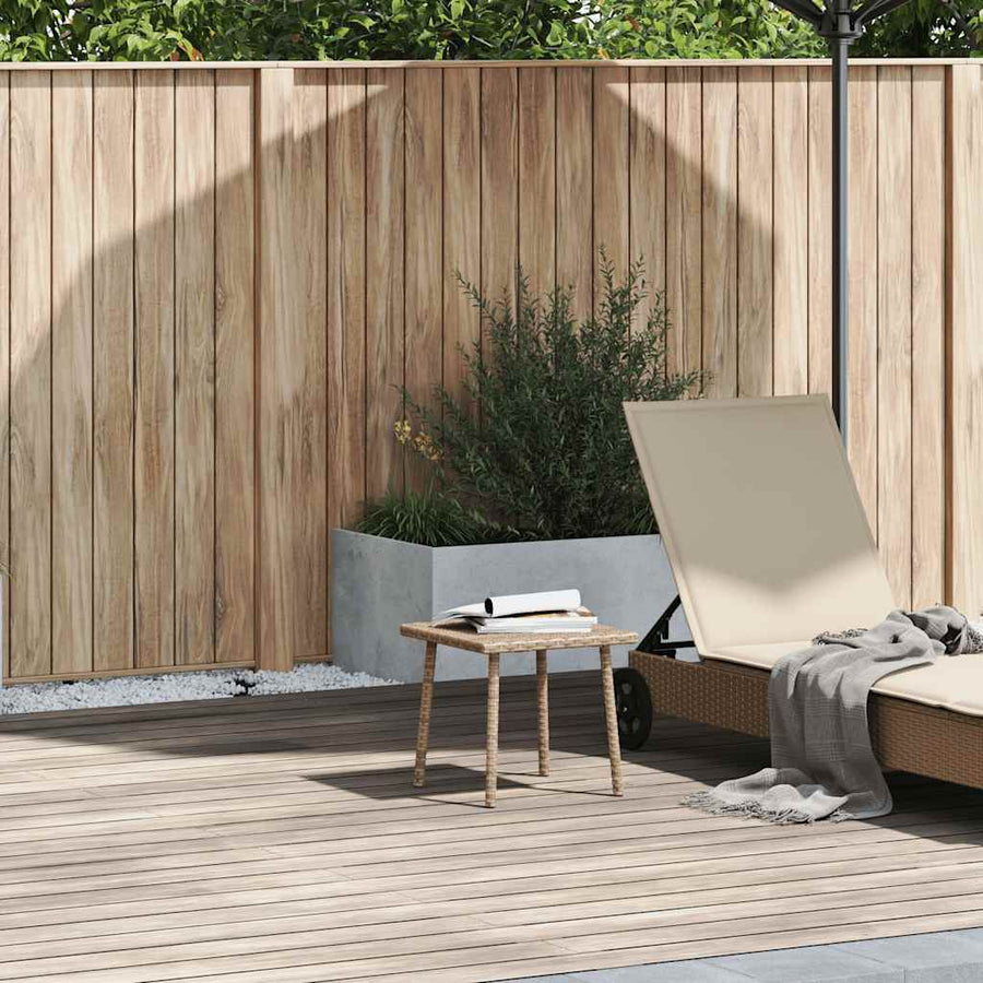 Tuin Salontafel Rechthoekig Poly Rattan 40 x 40 x 37 cm