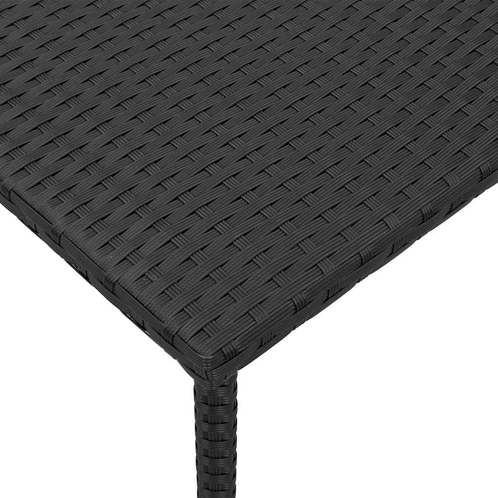 Tuin Salontafel Rechthoekig Poly Rattan 80 x 40 x 37 cm