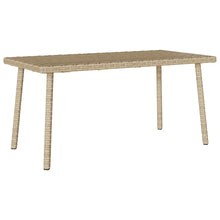 Tuin Salontafel Rechthoekig Poly Rattan 80 x 40 x 37 cm
