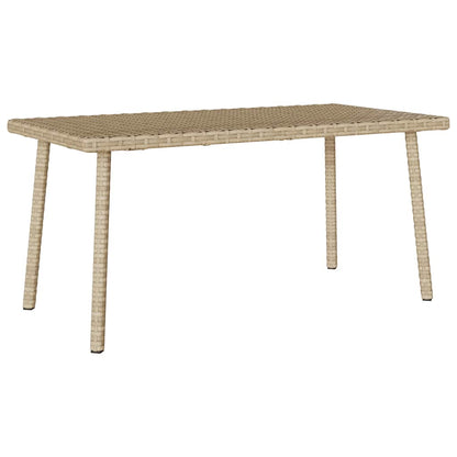 Tuin Salontafel Rechthoekig Poly Rattan 80 x 40 x 37 cm