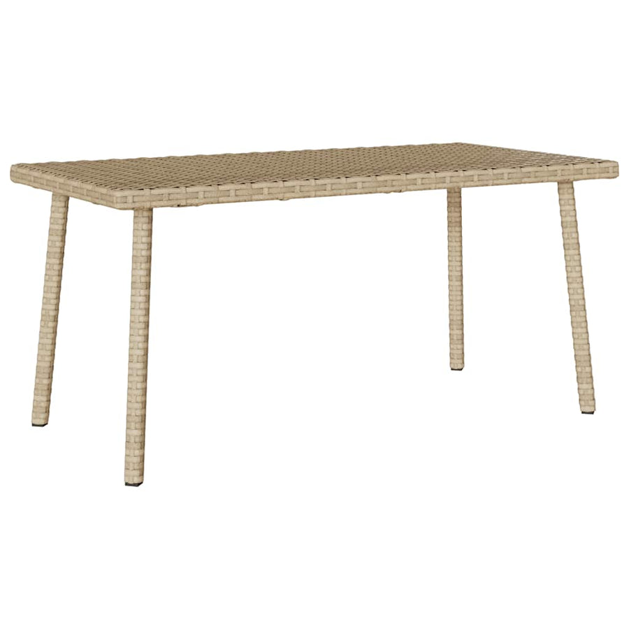Tuin Salontafel Rechthoekig Poly Rattan 80 x 40 x 37 cm
