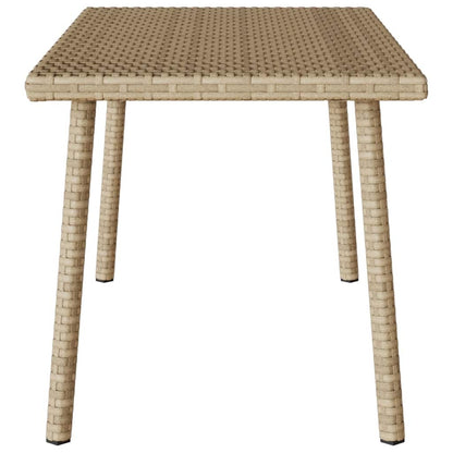 Tuin Salontafel Rechthoekig Poly Rattan 80 x 40 x 37 cm