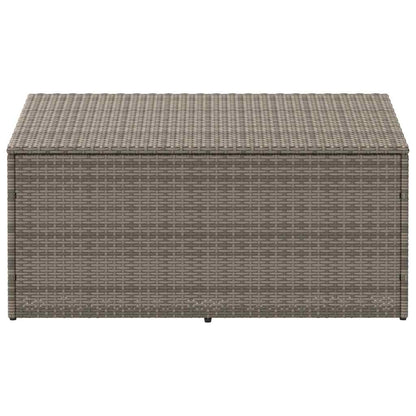 Tuinbox 110x50x58 cm poly rattan grijs