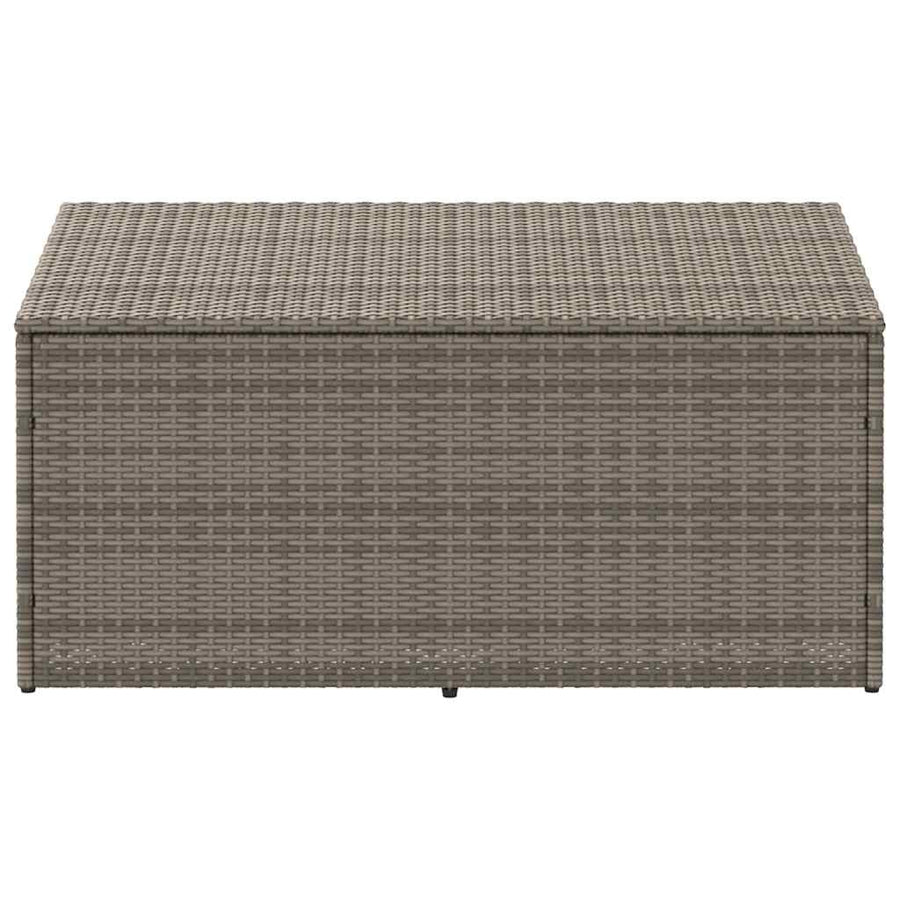 Tuinbox 110x50x58 cm poly rattan grijs
