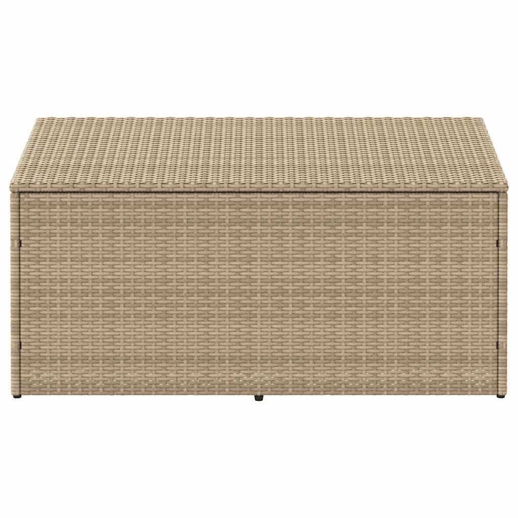 Tuinbox beige 110x50x58 cm poly rattan