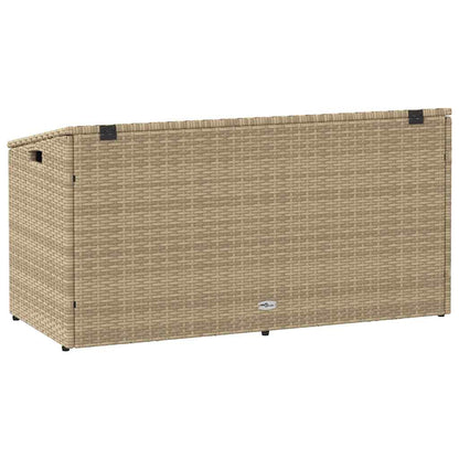 Tuinbox beige 110x50x58 cm poly rattan