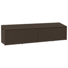 Tuinbox 220x50x58 cm poly rattan bruin