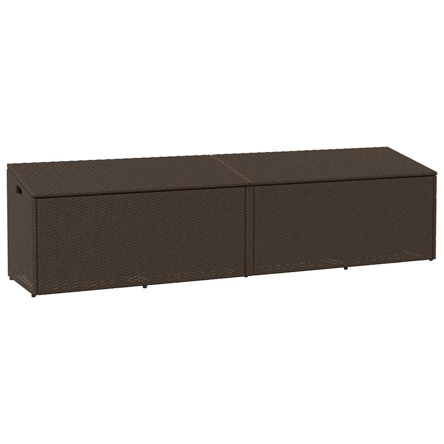 Tuinbox Poly Rattan 220 x 50 x 58 cm Bruin