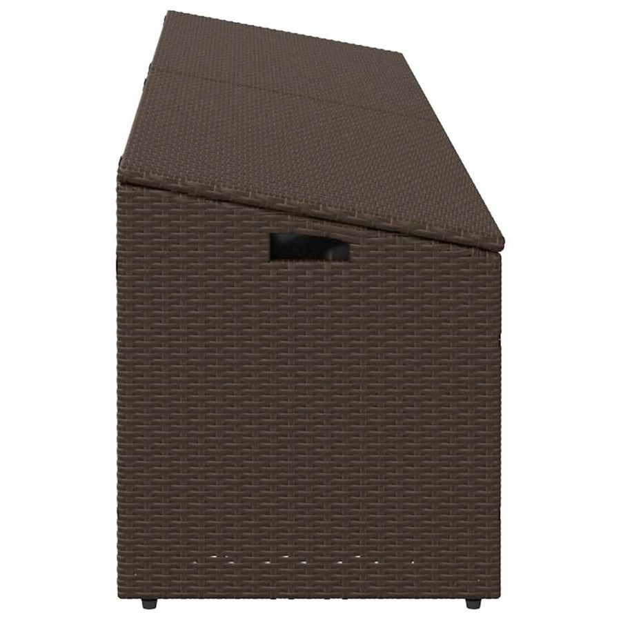 Tuinbox Poly Rattan 220 x 50 x 58 cm Bruin