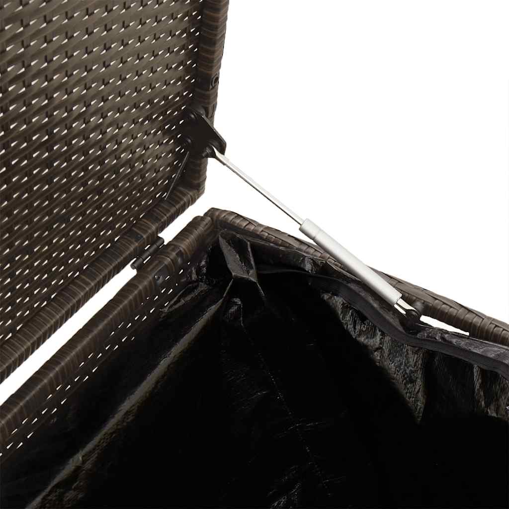 Tuinbox Poly Rattan 220 x 50 x 58 cm Bruin