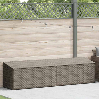 Tuinbox Poly Rattan 220 x 50 x 58 cm Grijs