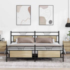 Bedframe metaal sonoma eiken 193x203 cm