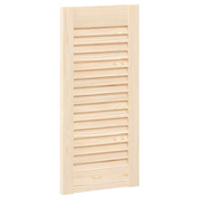 Kastdeur met lamellen 61,5x29,5 cm massief grenenhout
