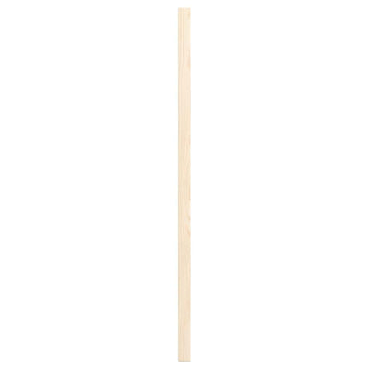 Kastdeur met lamellen 61,5x29,5 cm massief grenenhout