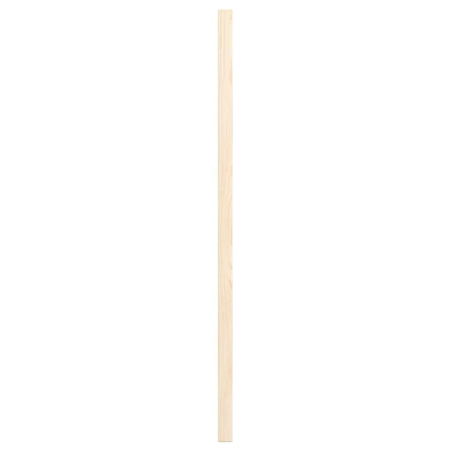 Kastdeur met lamellen 61,5x29,5 cm massief grenenhout