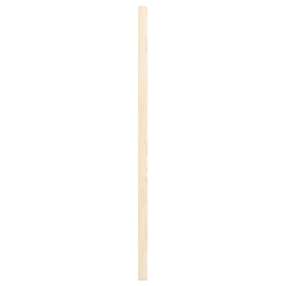 Kastdeuren met lamellen 2 st 61,5x29,5 cm massief grenenhout