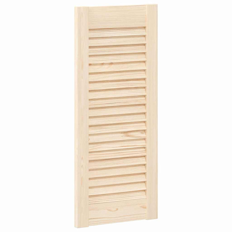 Kastdeur met lamellen 69x29,5 cm massief grenenhout