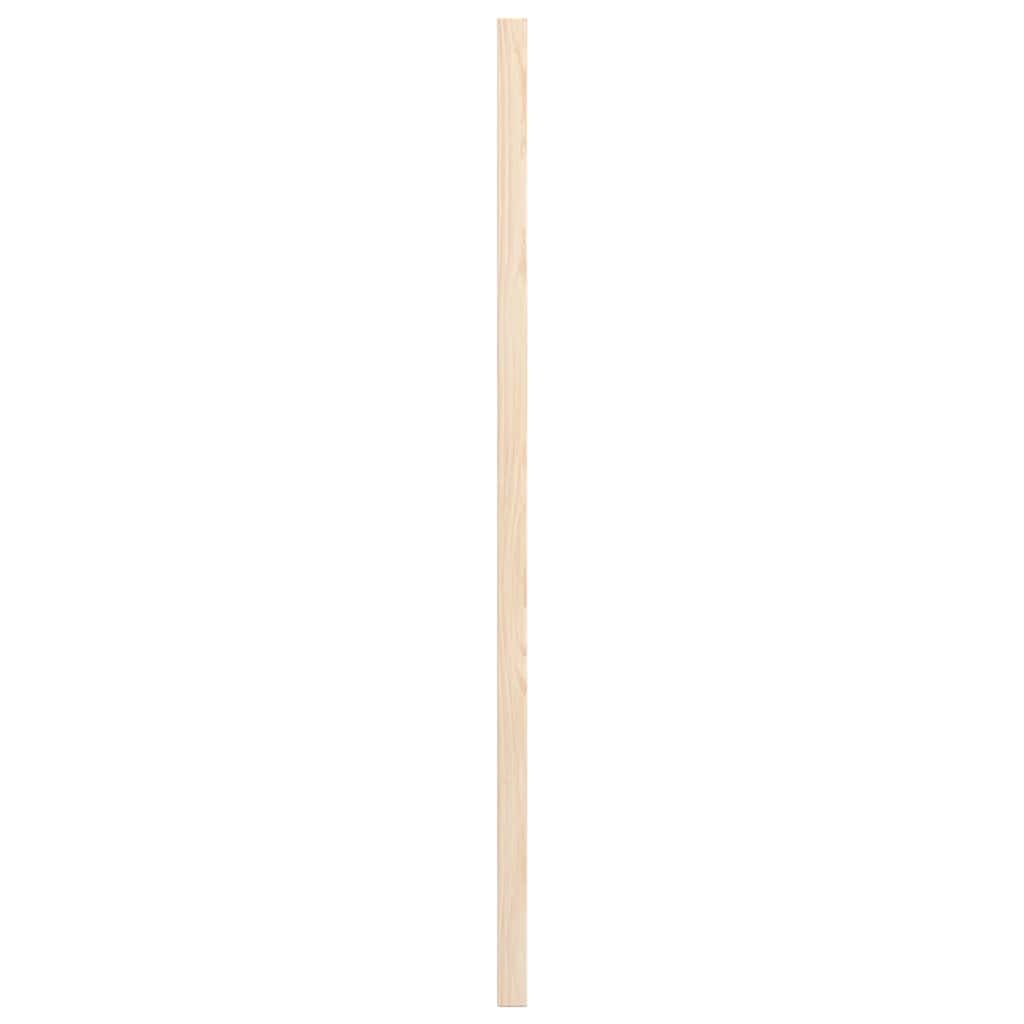 Kastdeuren met lamellen 2 st 69x29,5 cm massief grenenhout