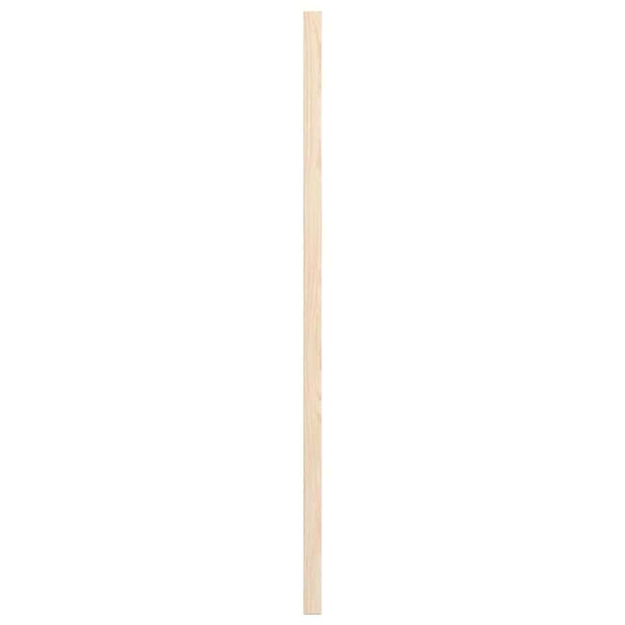 Kastdeuren met lamellen 2 st 69x29,5 cm massief grenenhout