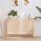 Louvered Cabinet Doors 4 pcs 69x29.5 cm Solid Pine Wood