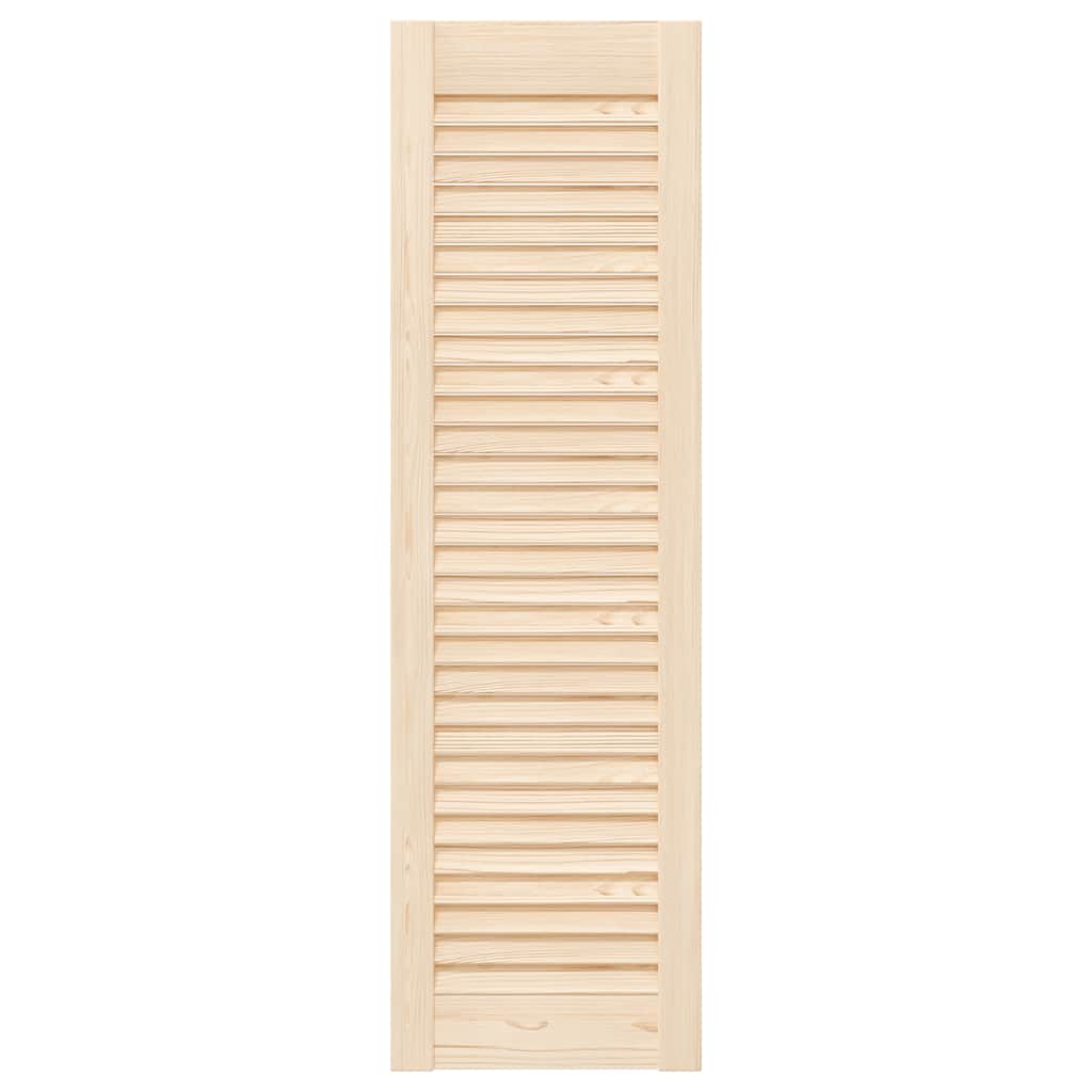 Kastdeur met lamellen 99x29,5 cm massief grenenhout