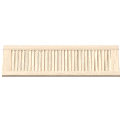 Kastdeur met lamellen 99x29,5 cm massief grenenhout