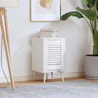 Cabinet door louver design 39.5x29.5 cm white