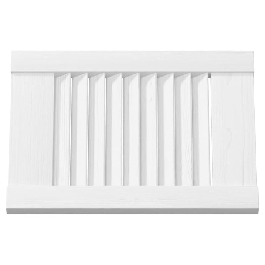 Kastdeuren louvredesign 4 st 39,5x29,5 cm wit