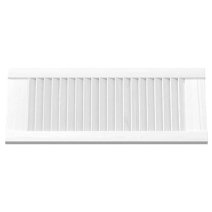 Kastdeuren louvredesign 4 st 61,5x29,5 cm wit