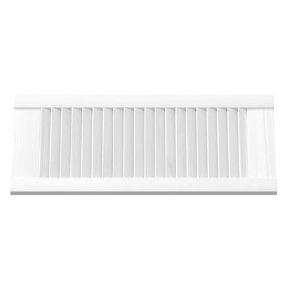 Kastdeuren louvre design 2 st 69x29,5 cm wit