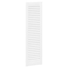 Kastdeuren louvredesign 2 st 99x29,5 cm wit