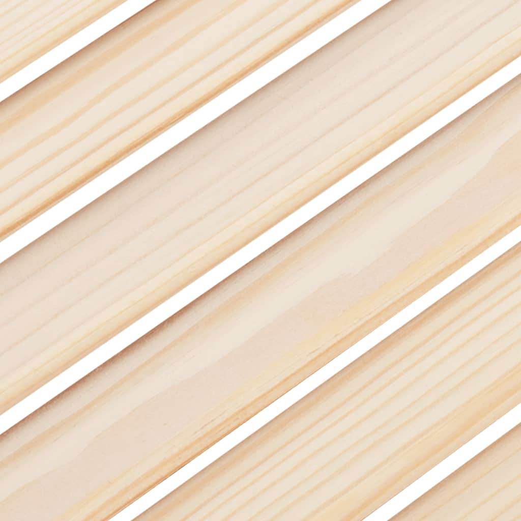 Draaideuren louvredesign 1-paar 80x80 cm massief grenenhout