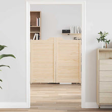 Draaideuren louvre design 2-Paar 90x100 cm massief grenenhout