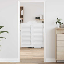 Draaideuren louvredesign 1-paar 90x80 cm wit