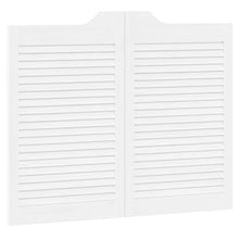 Draaideuren louvredesign 1-paar 80x100 cm wit