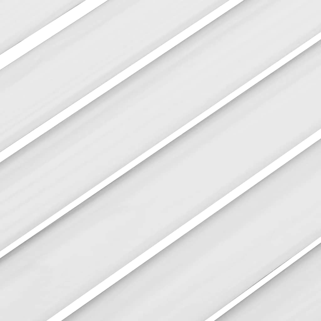 Draaideuren lamellendesign 1-paar 90x100 cm wit