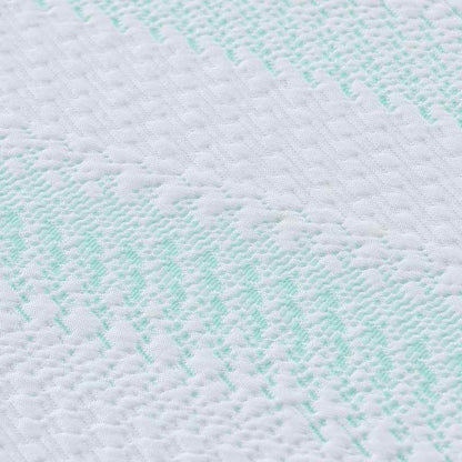 Matraspads Wit en Groen 100 x 200 cm